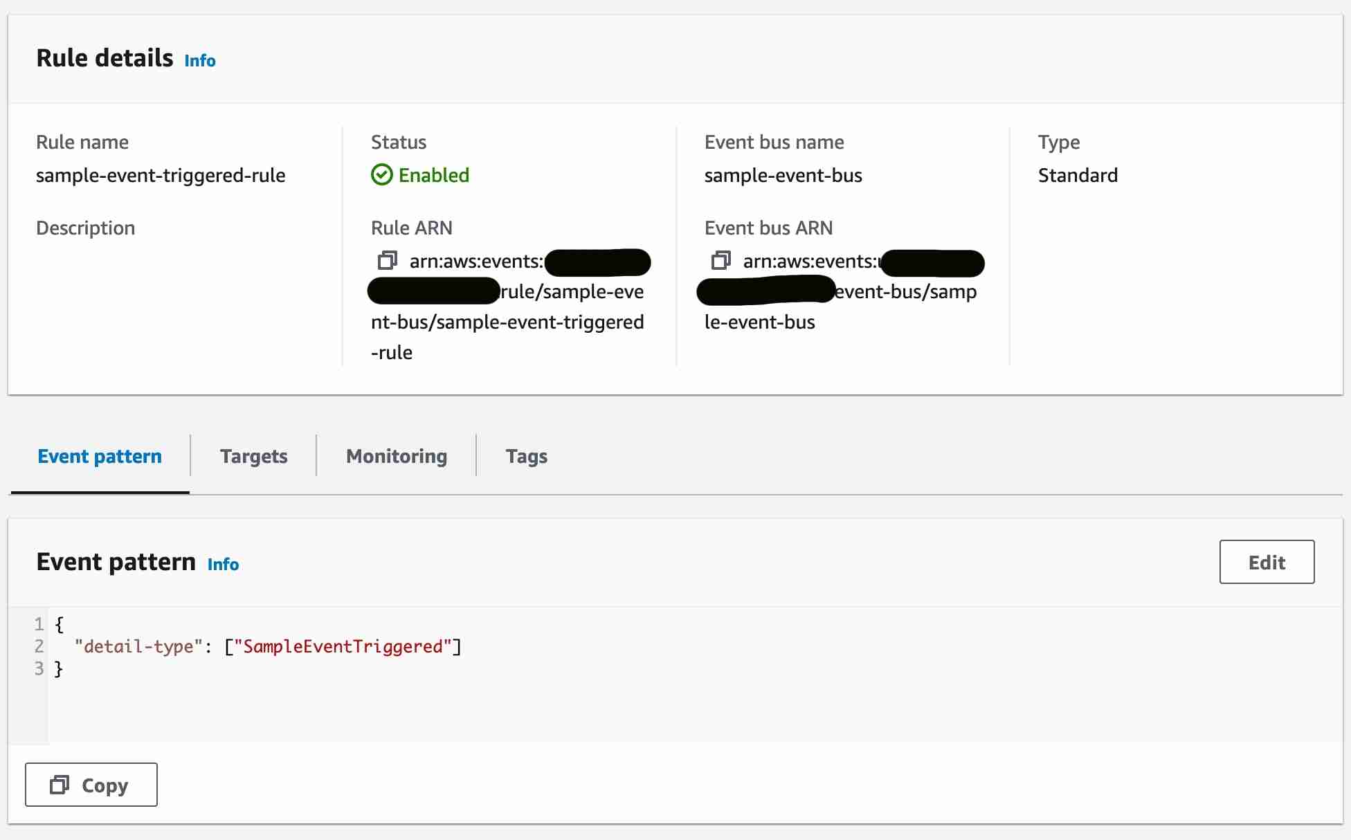 Connect EventBridge Rule