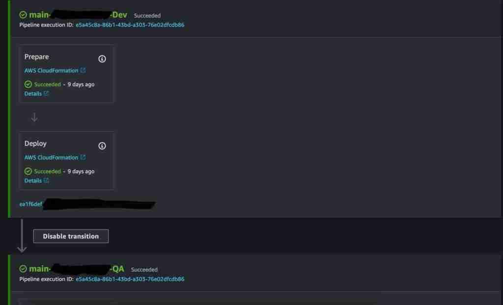 AWS CDK Pipeline Deploy